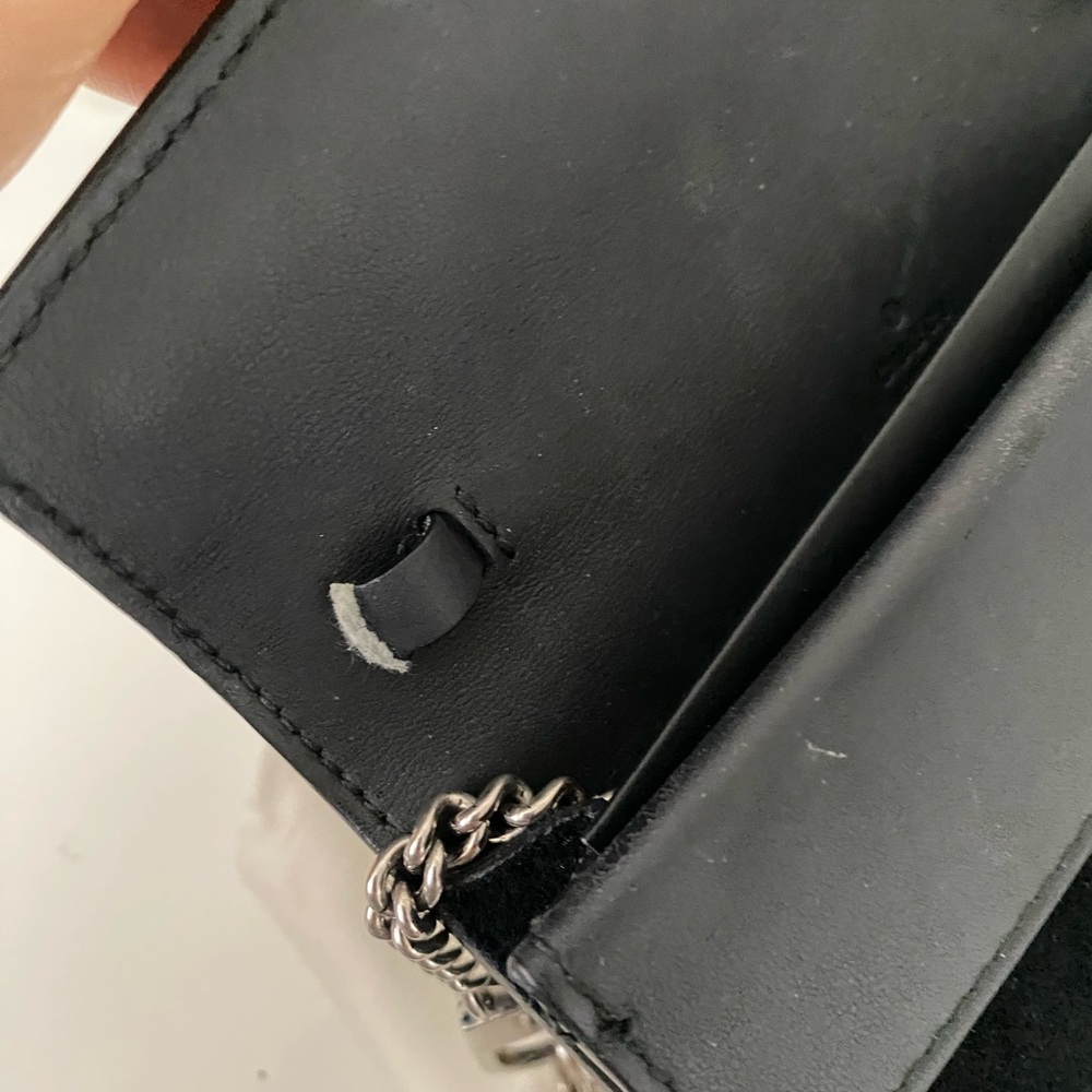 Gucci Super Mini Dionysus in Black Suede - Picture 6 of 8